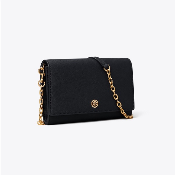 Tory Burch Handbags - Tory Burch Black ROBINSON CHAIN WALLET